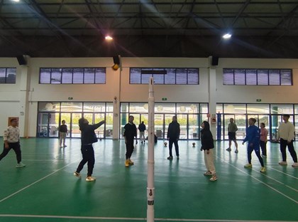 西附初中教职工冬季三项比赛暨迎新活动圆满举行